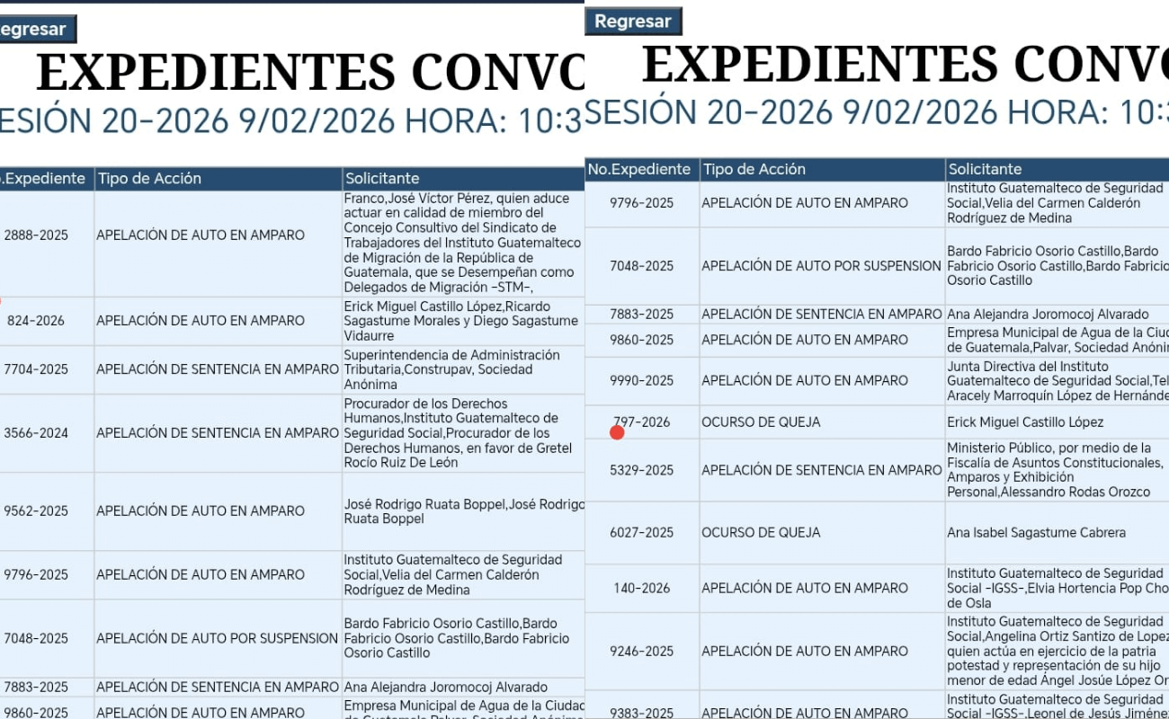 Corte de Constitucionalidad discutirá este lunes acciones legales sobre votaciones en el Cang